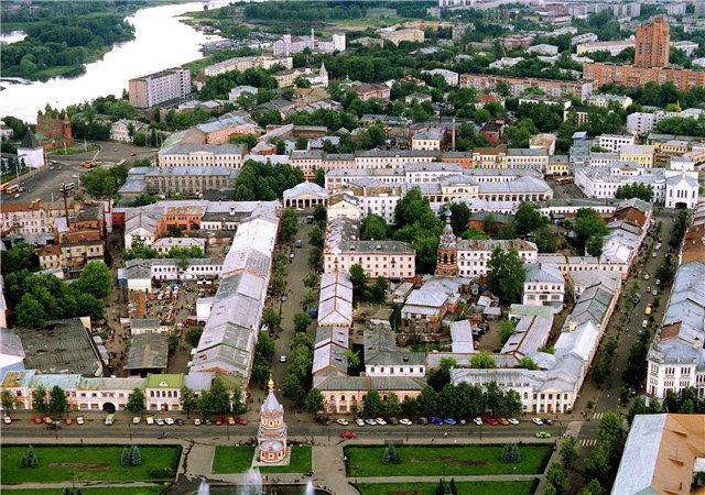 Центра города Ярославль